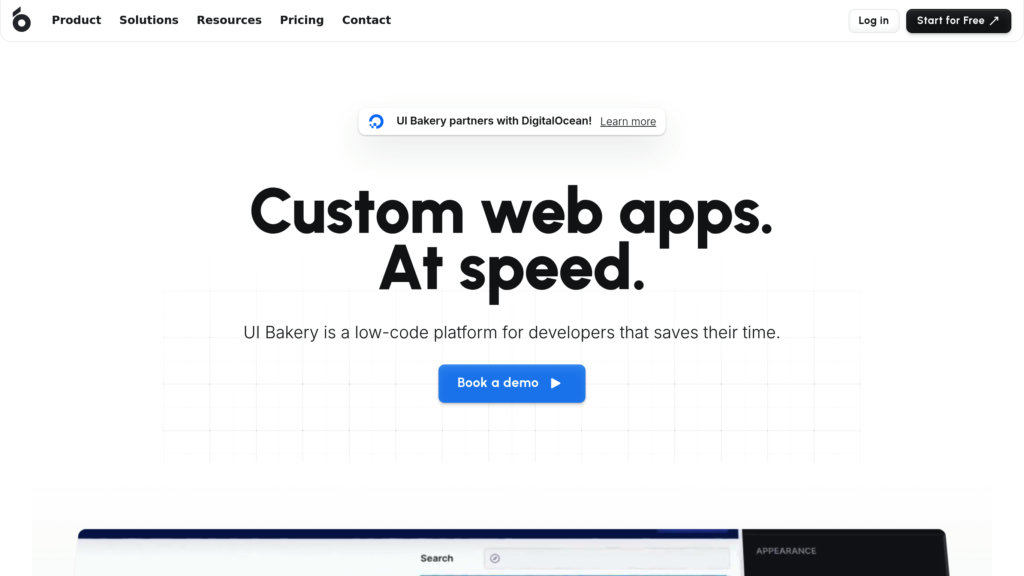 UI Bakery preview