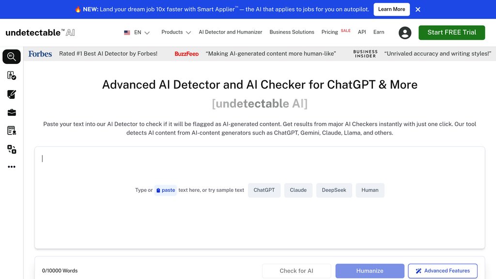 Undetectable AI preview