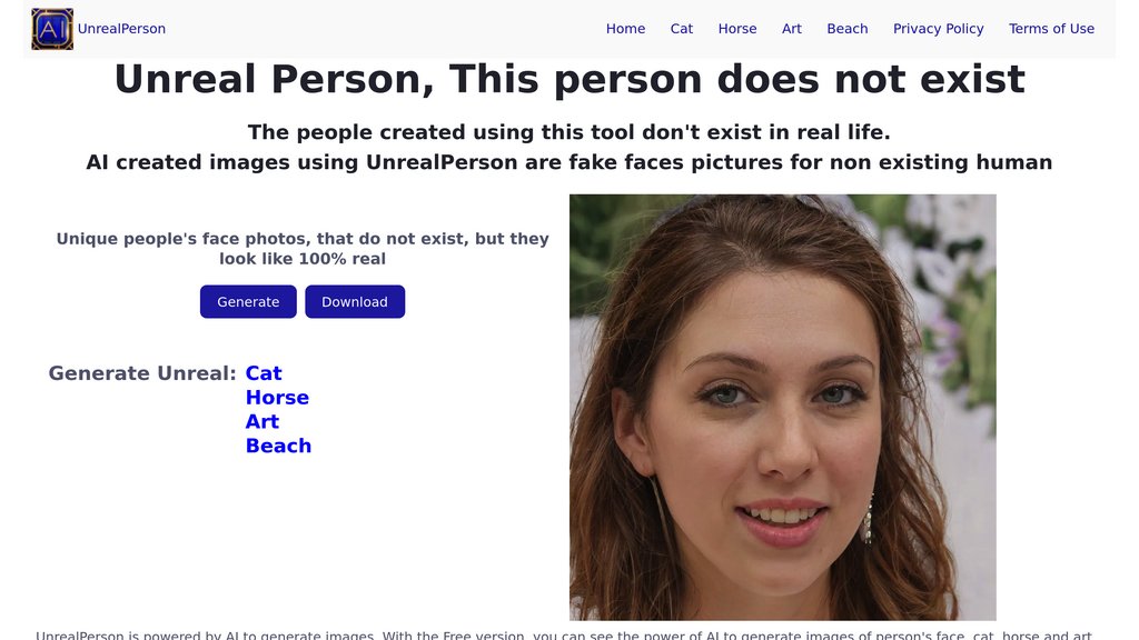 UnrealPerson preview