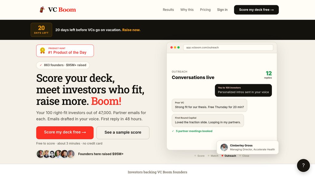 VC Boom preview