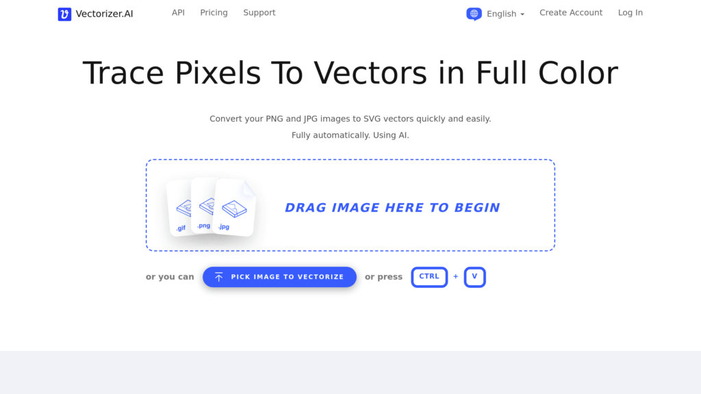 Vectorizer.AI preview
