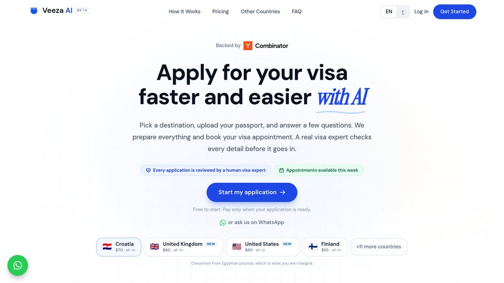 Veeza AI preview