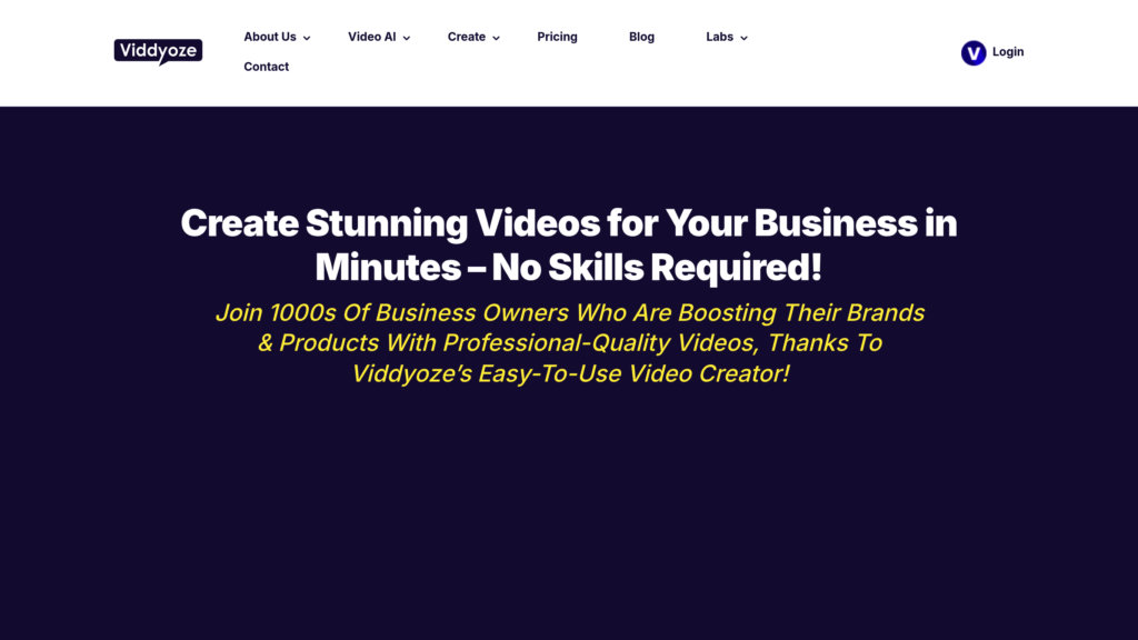 Viddyoze preview