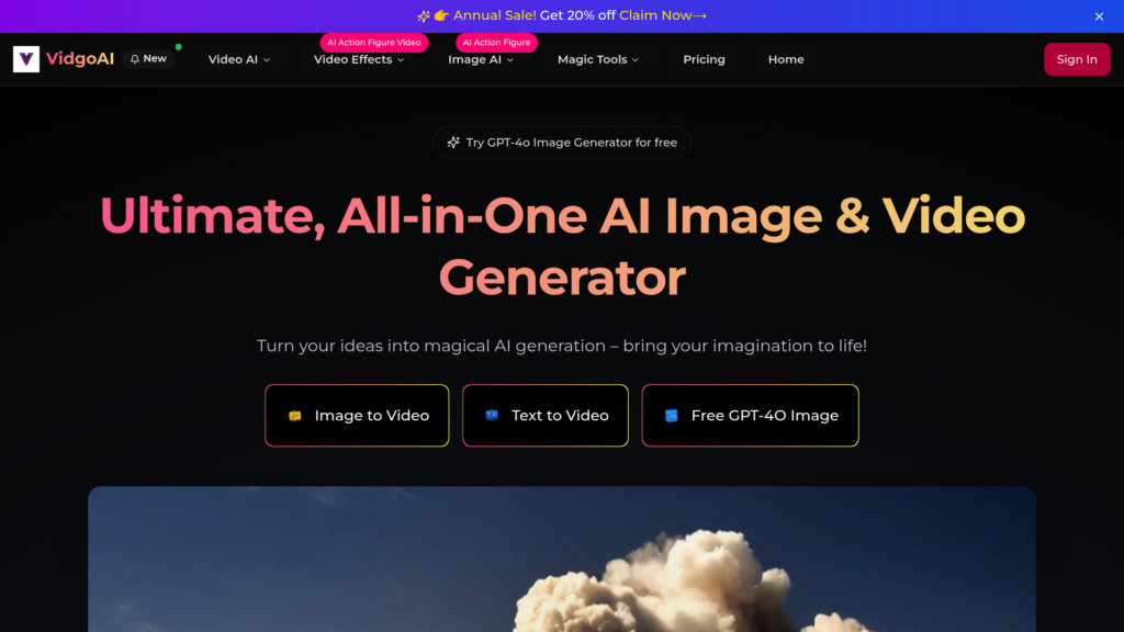 Vidgo AI preview