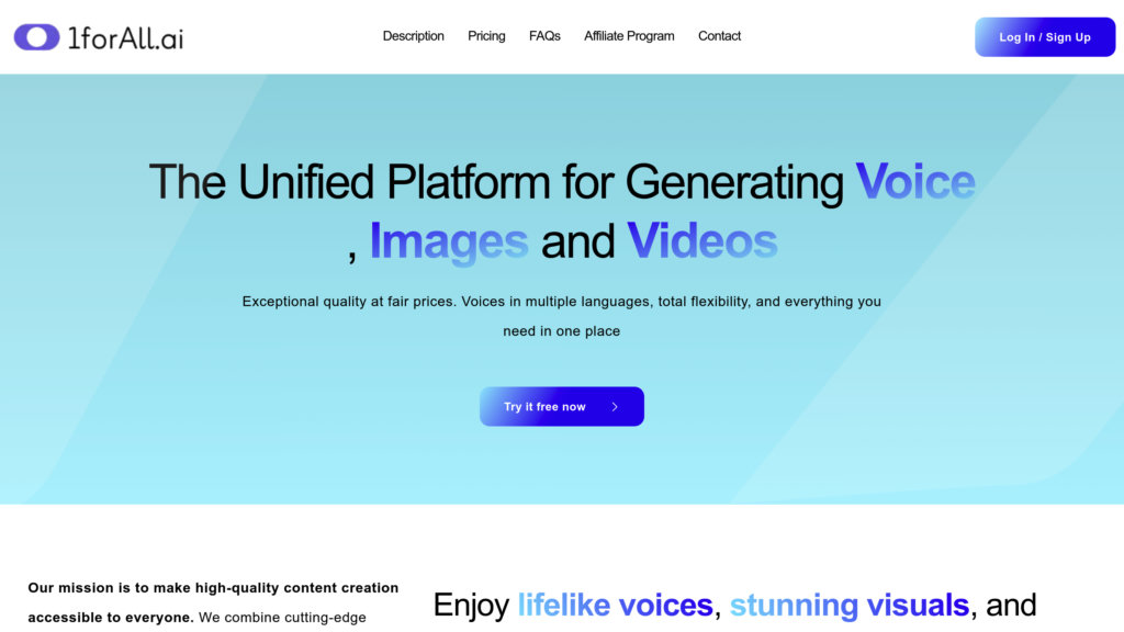 Voice-gen.ai preview