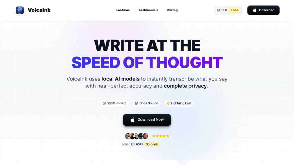 VoiceInk preview