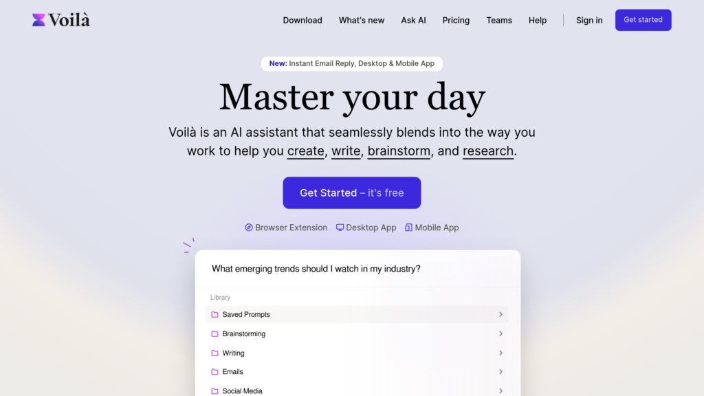 Voilà AI preview