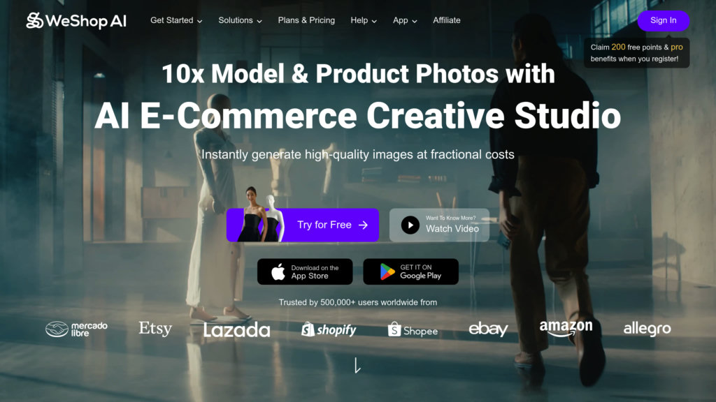 WeShop AI preview