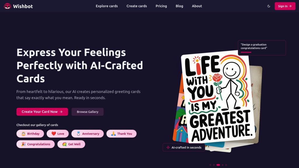 WishBot preview