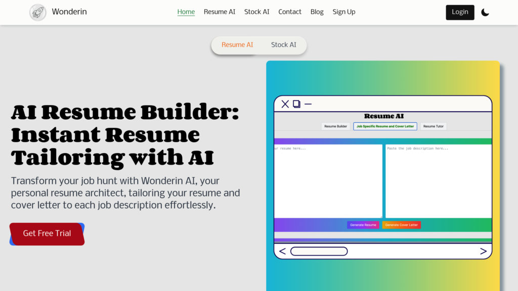 Wonderin AI preview