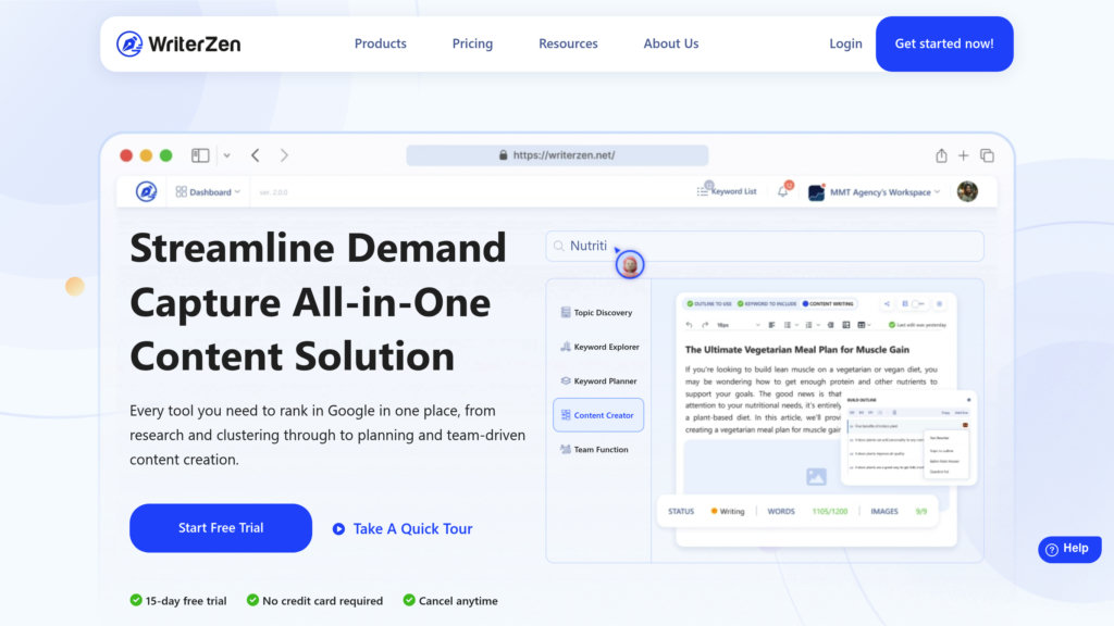 WriterZen preview
