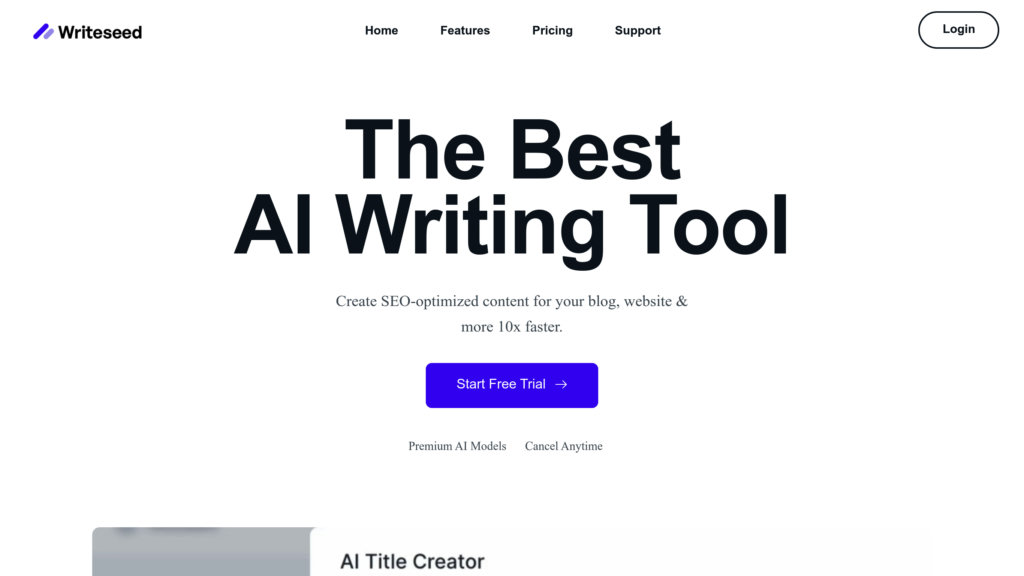Writeseed preview