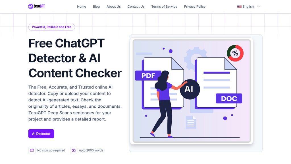 ZeroGPT preview